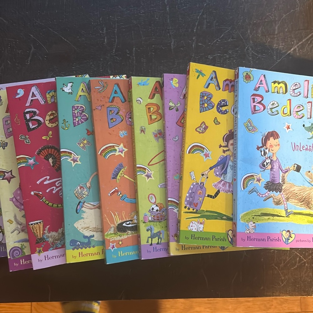 Set of 9 books